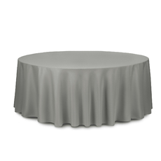 Скатерть серебро для круглого стола D180 см - Прокат туристического оборудования